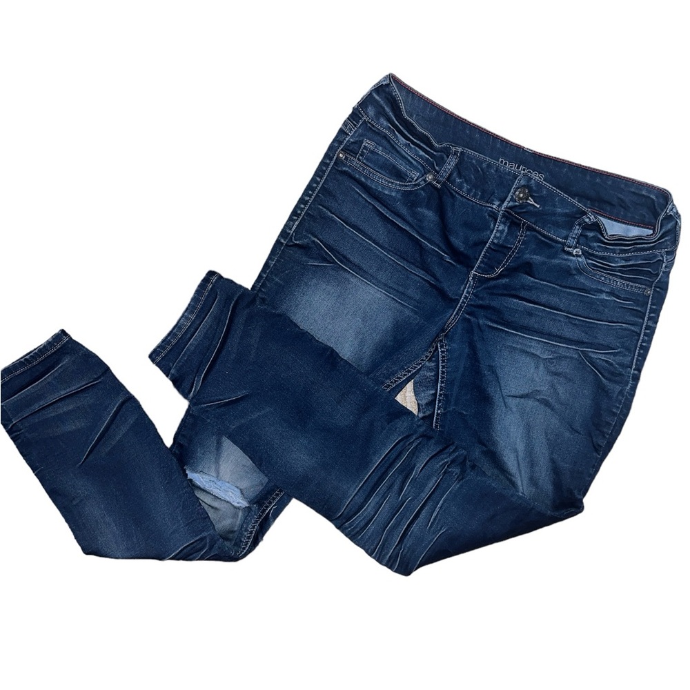 ☠️5/$20☠️MAURICES | STRAIGHT LEG BACK POCKETS JEANS SIZE LARGE